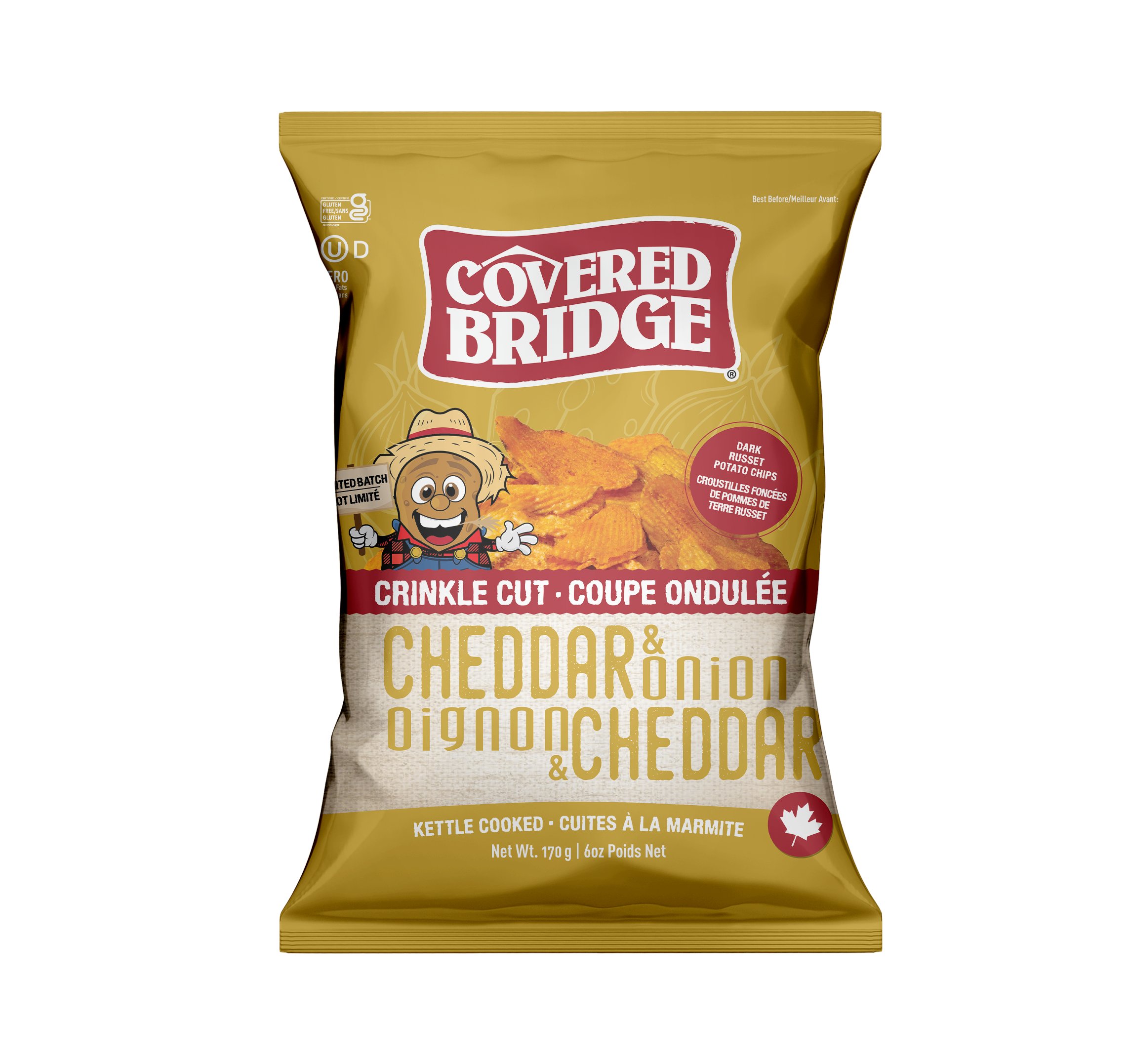 Cheddar & Onion Crinkle Cut (12 BAGS)