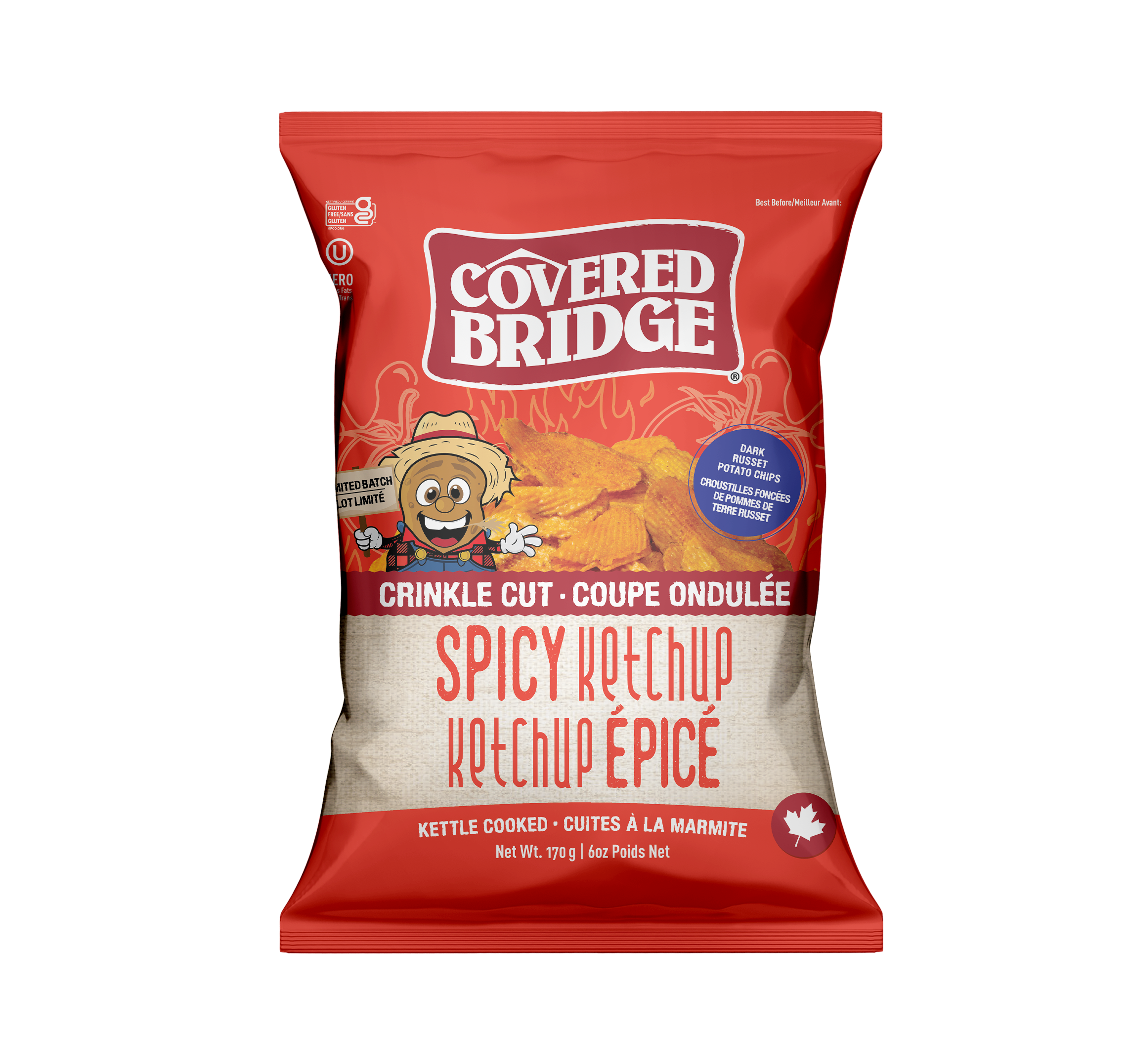 Spicy Ketchup Crinkle Cut (12 BAGS)