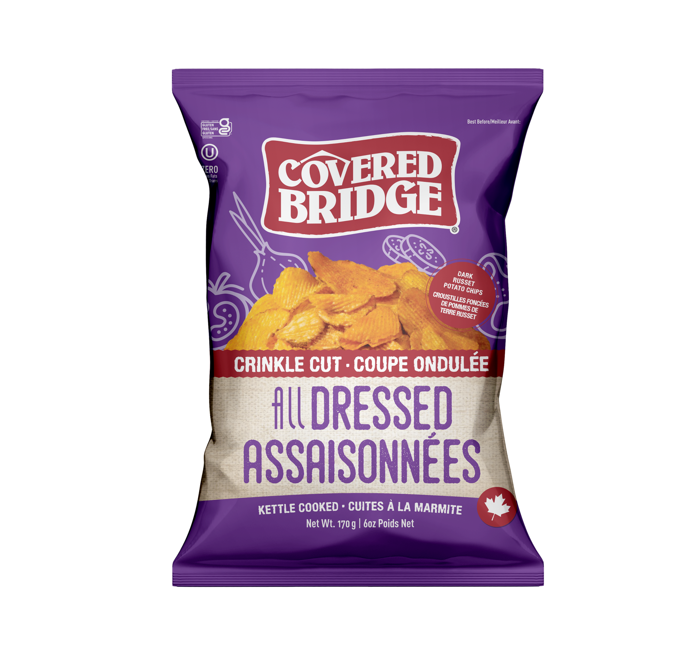 All Dressed Crinkle Cut (CASE)