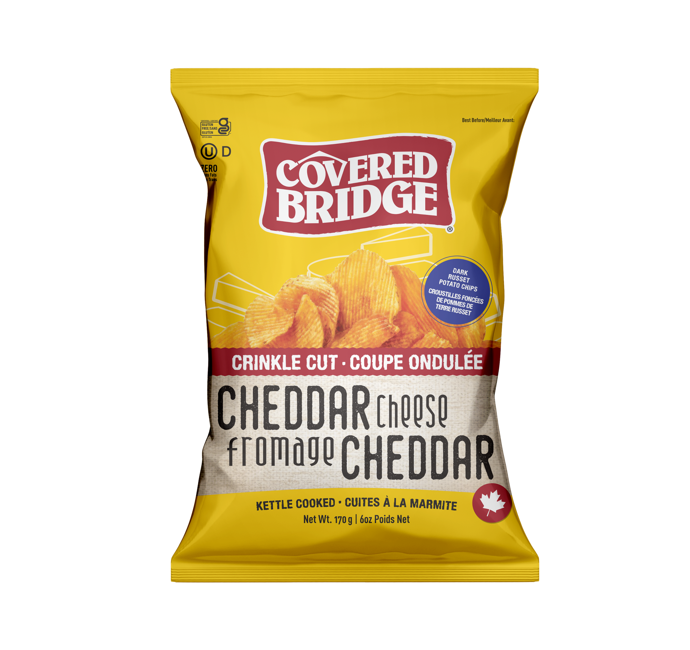 Cheddar Cheese Crinkle Cut (12 BAGS)