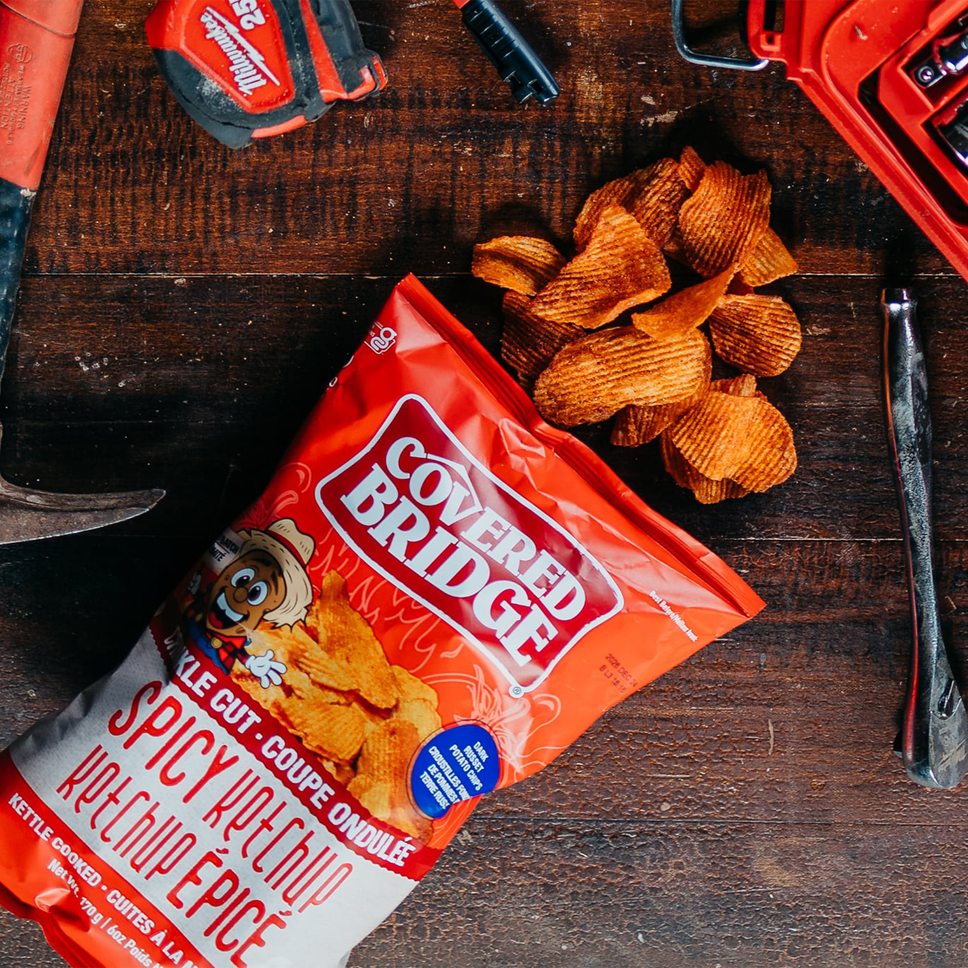 Spicy Ketchup Crinkle Cut (12 BAGS)