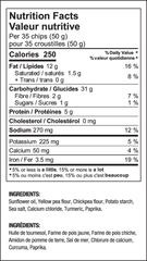 Lela's Plain & Simple Chickpea Chips (8 bags)