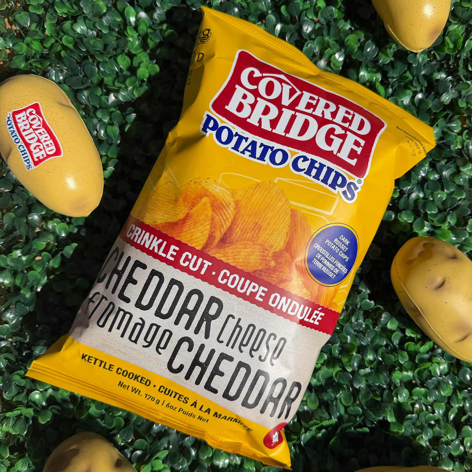 Cheddar Cheese Crinkle Cut (12 BAGS)