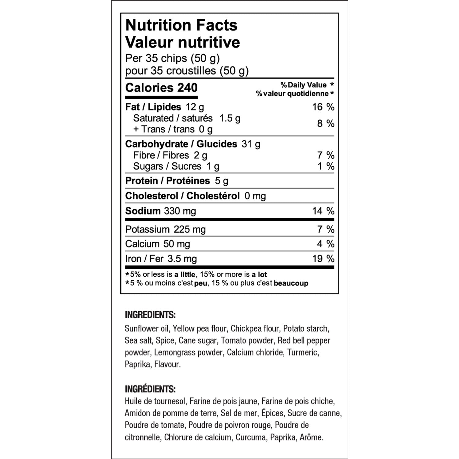 Lela's Red Curry Chickpea Chips (8 bags)
