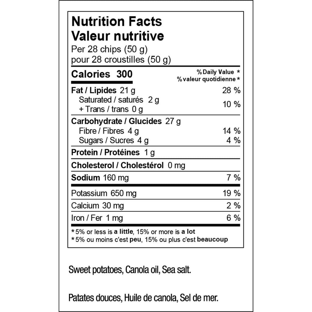 Sweet Potato & Sea Salt (12 BAGS)