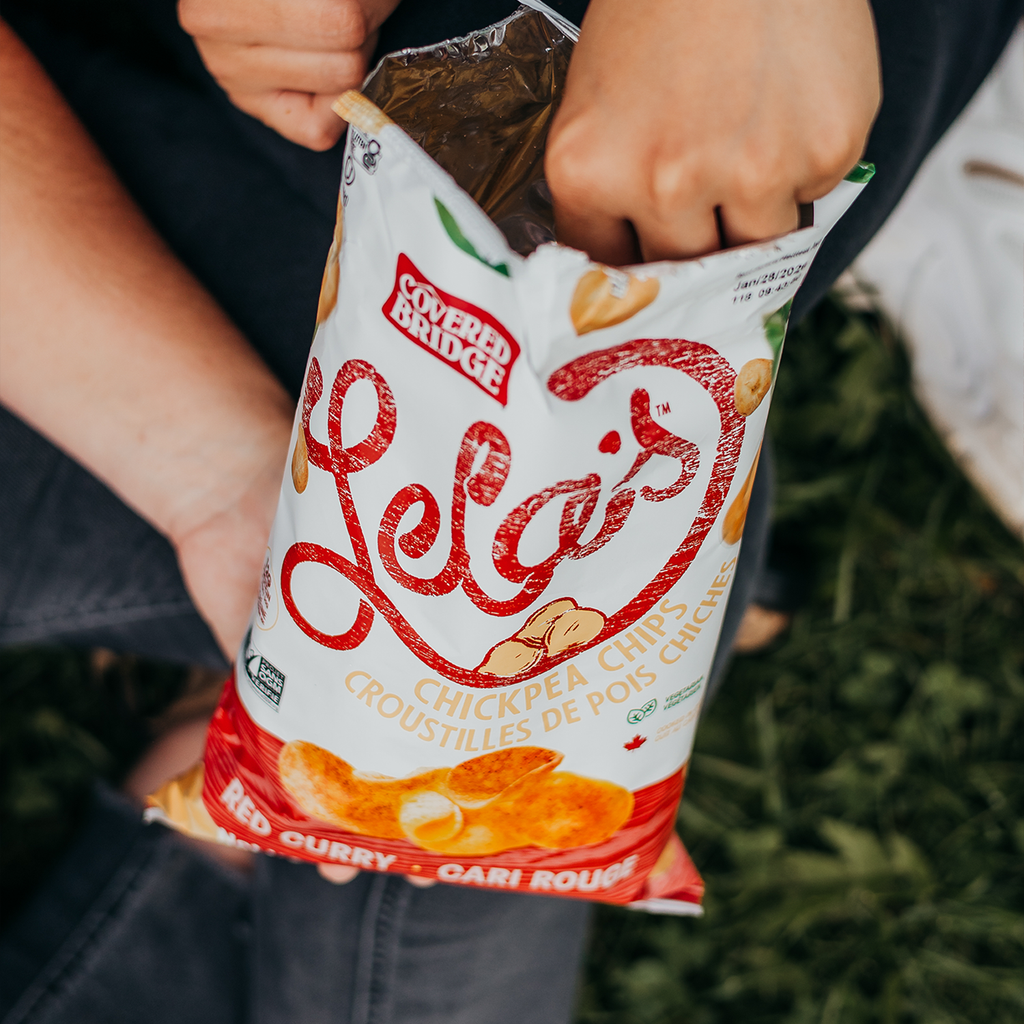 Lela's Red Curry Chickpea Chips (8 bags)