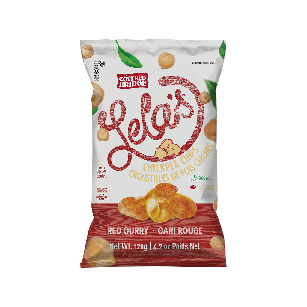 Lela's Red Curry Chickpea Chips (8 bags)