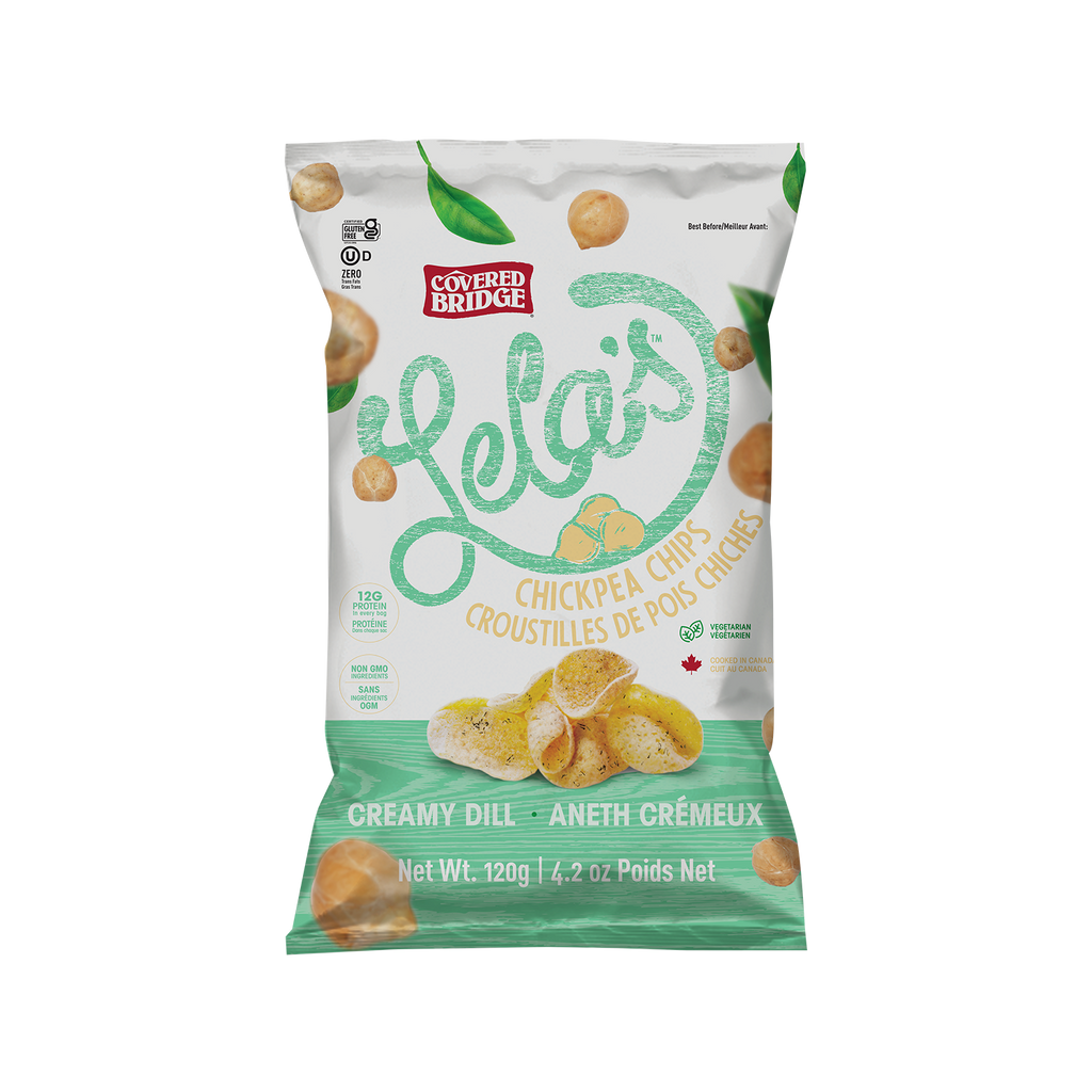 Lela's Creamy Dill Chickpea Chips (8 bags)