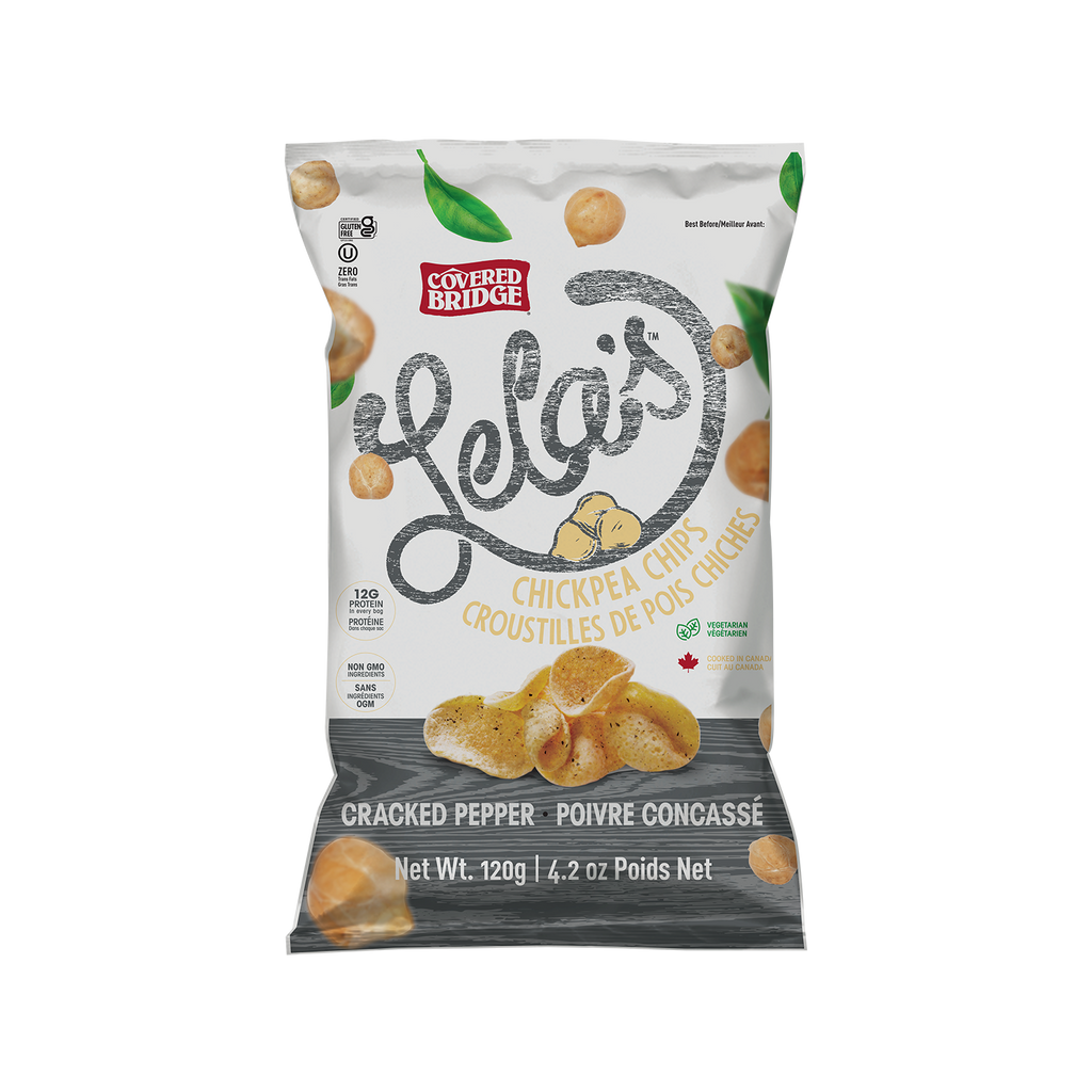 Lela's Cracked Pepper Chickpea Chips (8 bags)