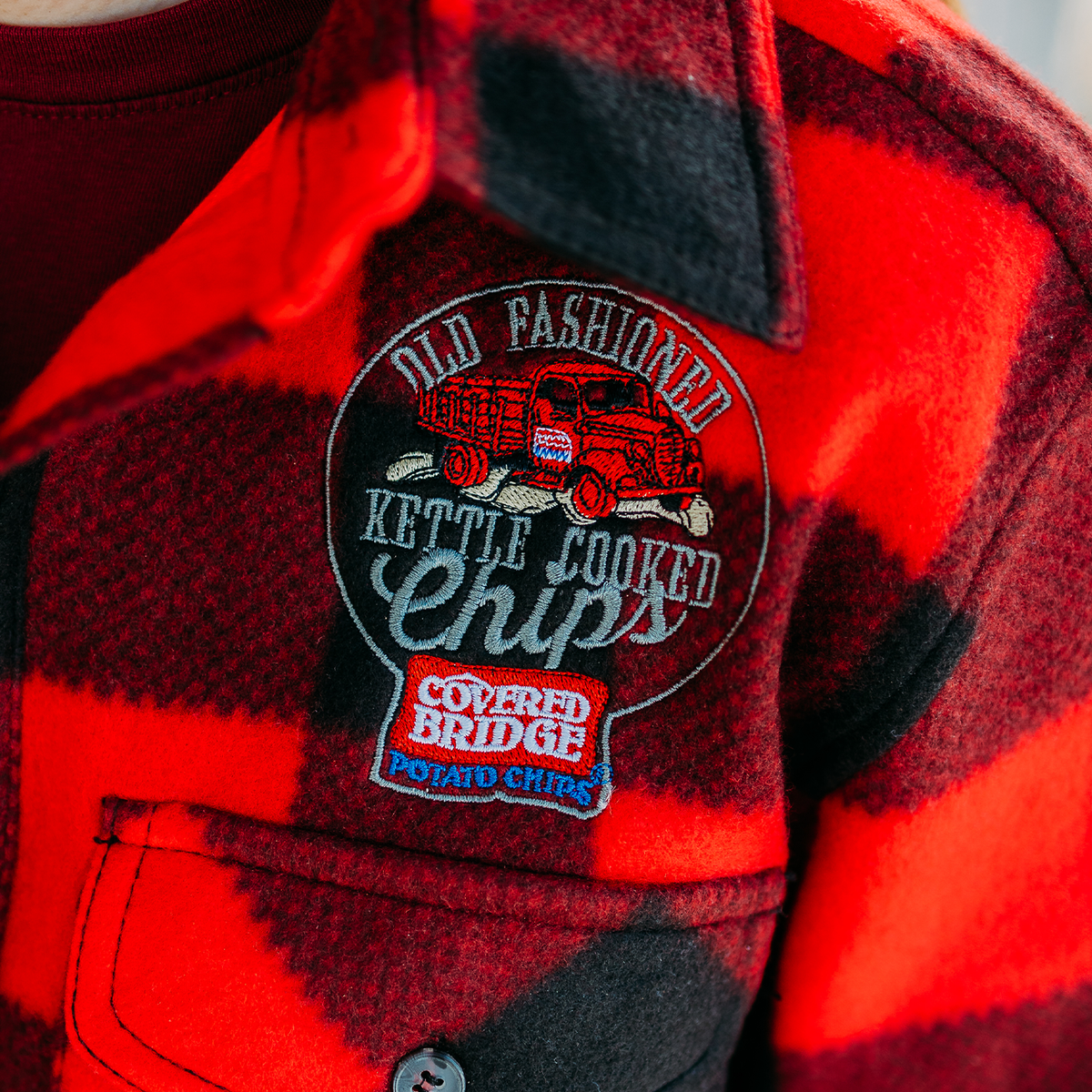 Covered Bridge Fleece Flannel