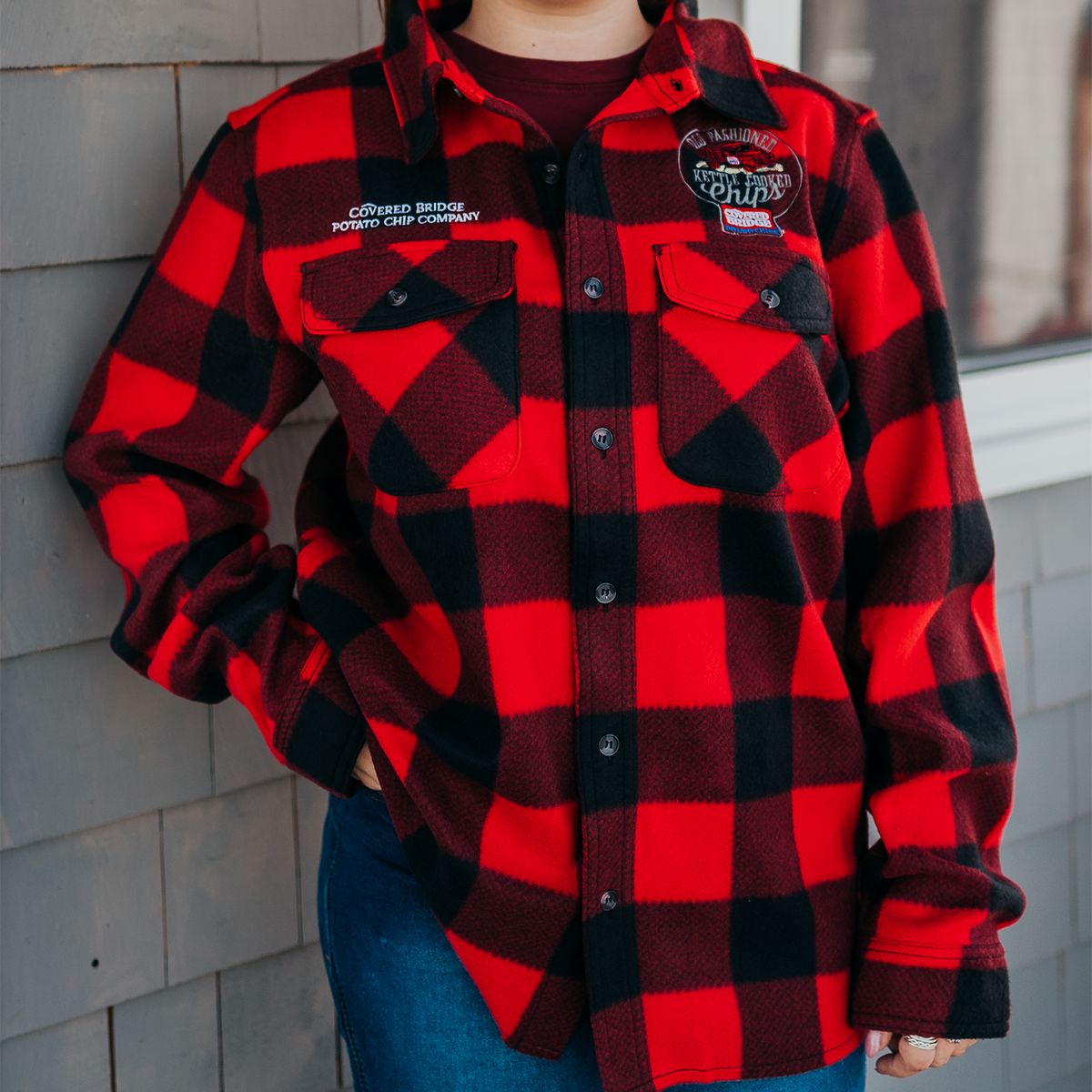 Covered Bridge Fleece Flannel