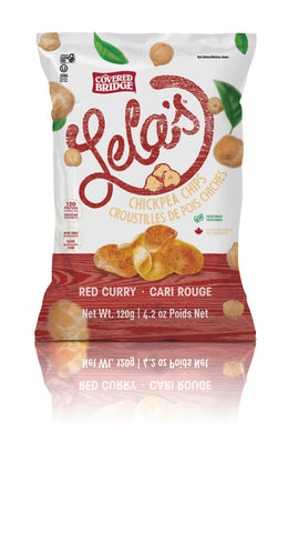Lela's Red Curry Chickpea Chips (8 bags)